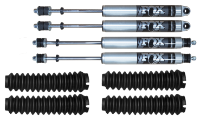 Set of Fox Performance Series IFP +2" lift Land Rover Defender shocks with Shaft Boots